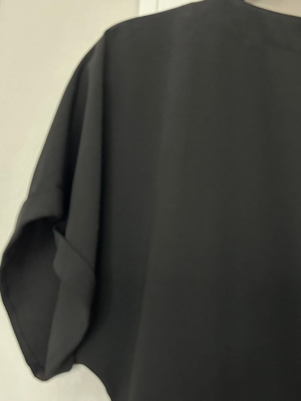 Black Wrap Mini Dress - Picture 8 of 12
